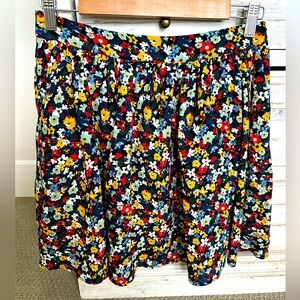 NWOT multicolor floral skirt size 38 (6 US) French brand Monoprix